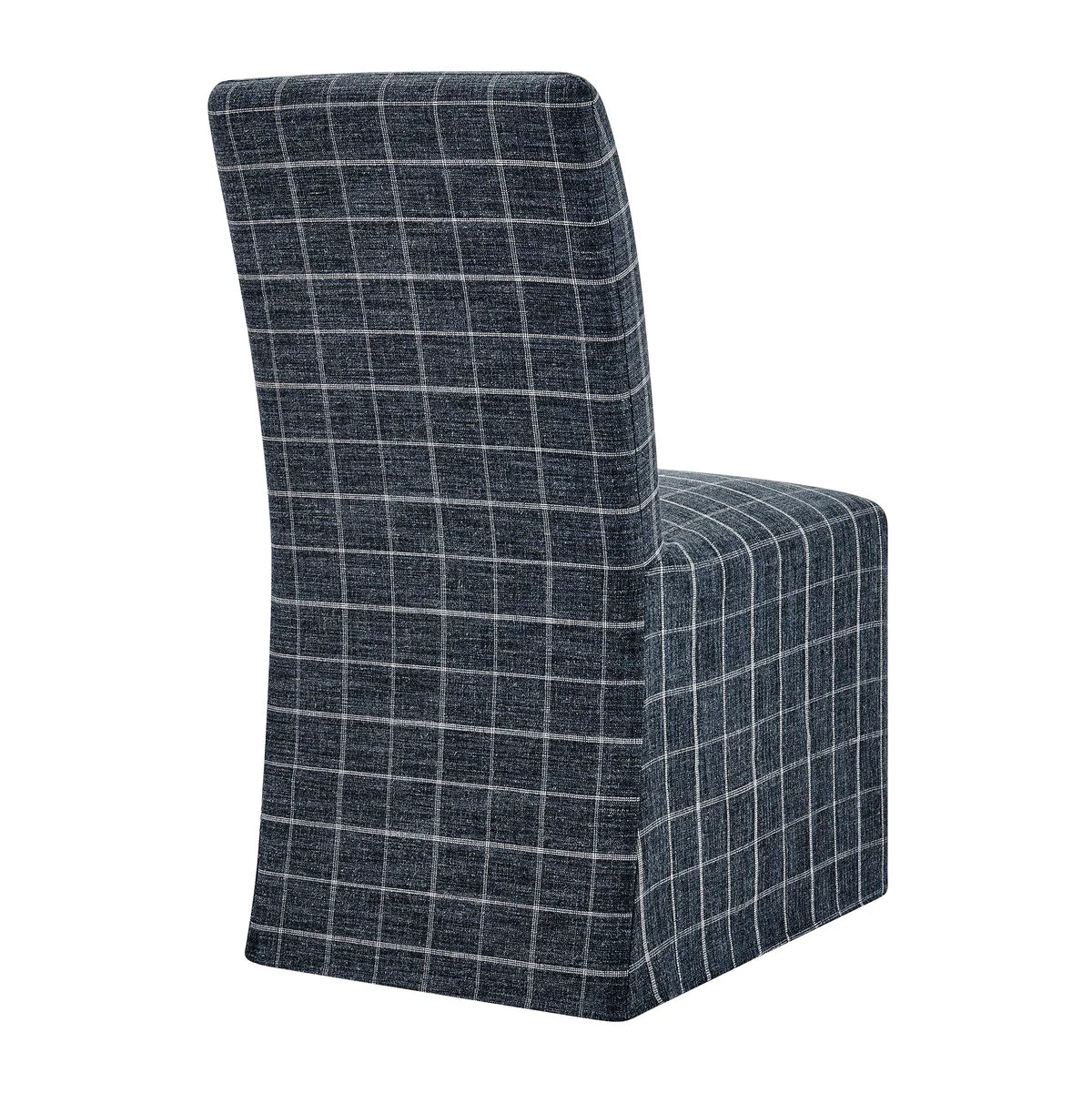 Aster Linen Cotton Blend Slipcovered Dining Chairs Set of 2