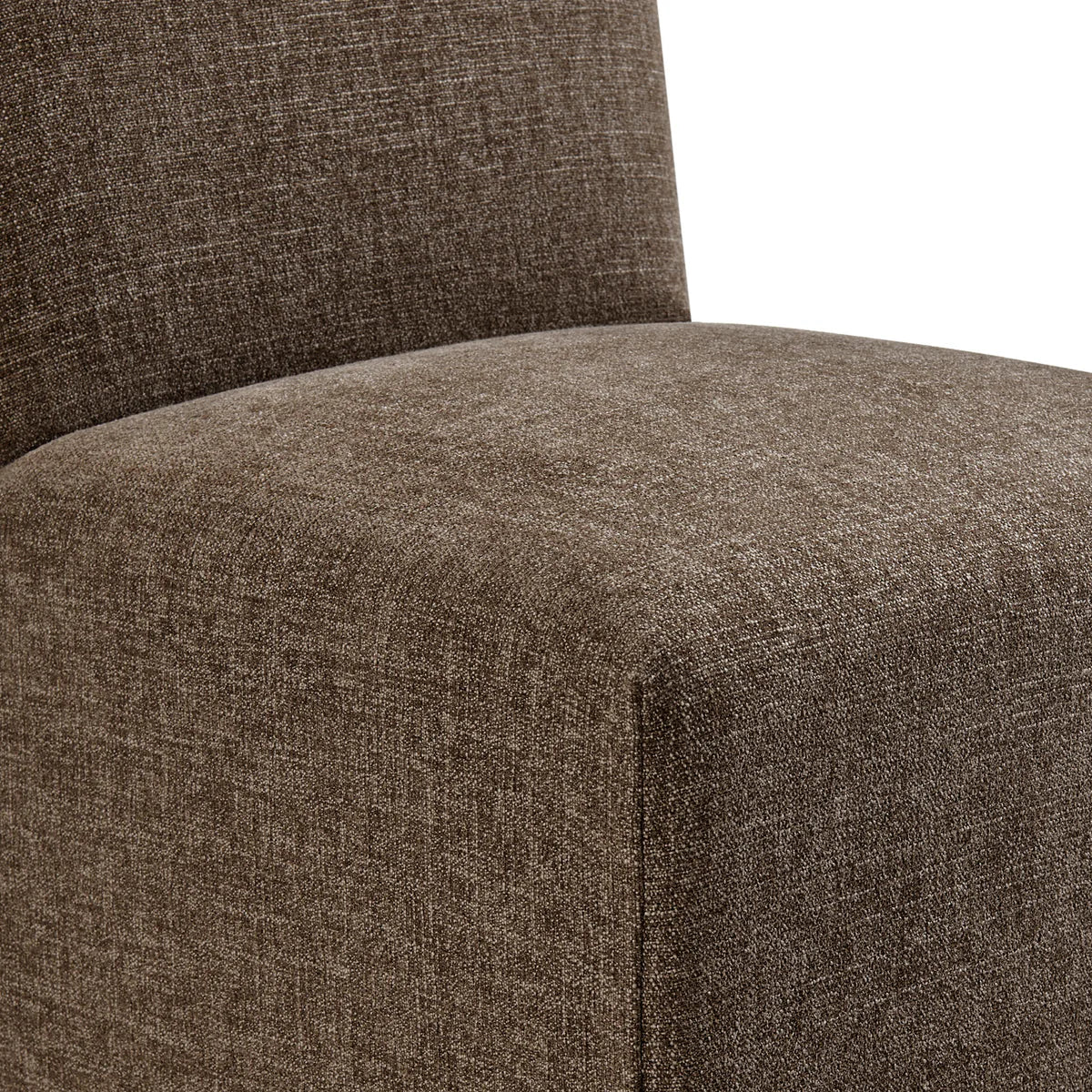 Aster Slub Weave Fabric Slipcovered Dining Chairs Set of 2