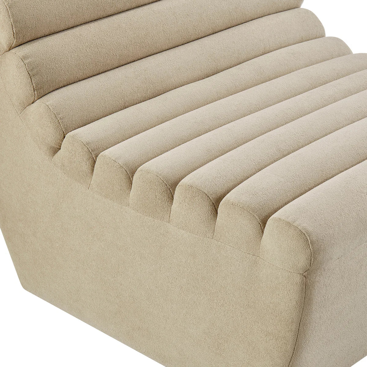 Corbin Performance Fleece Armless Accent Chair