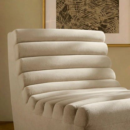 Corbin Performance Fleece Armless Accent Chair