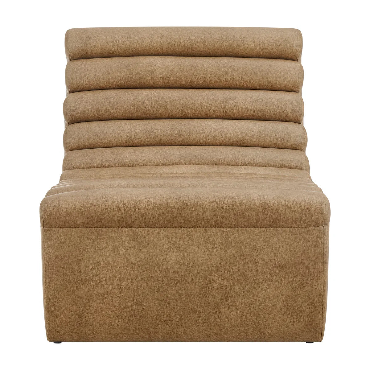Corbin Vegan Leather Armless Accent Chair
