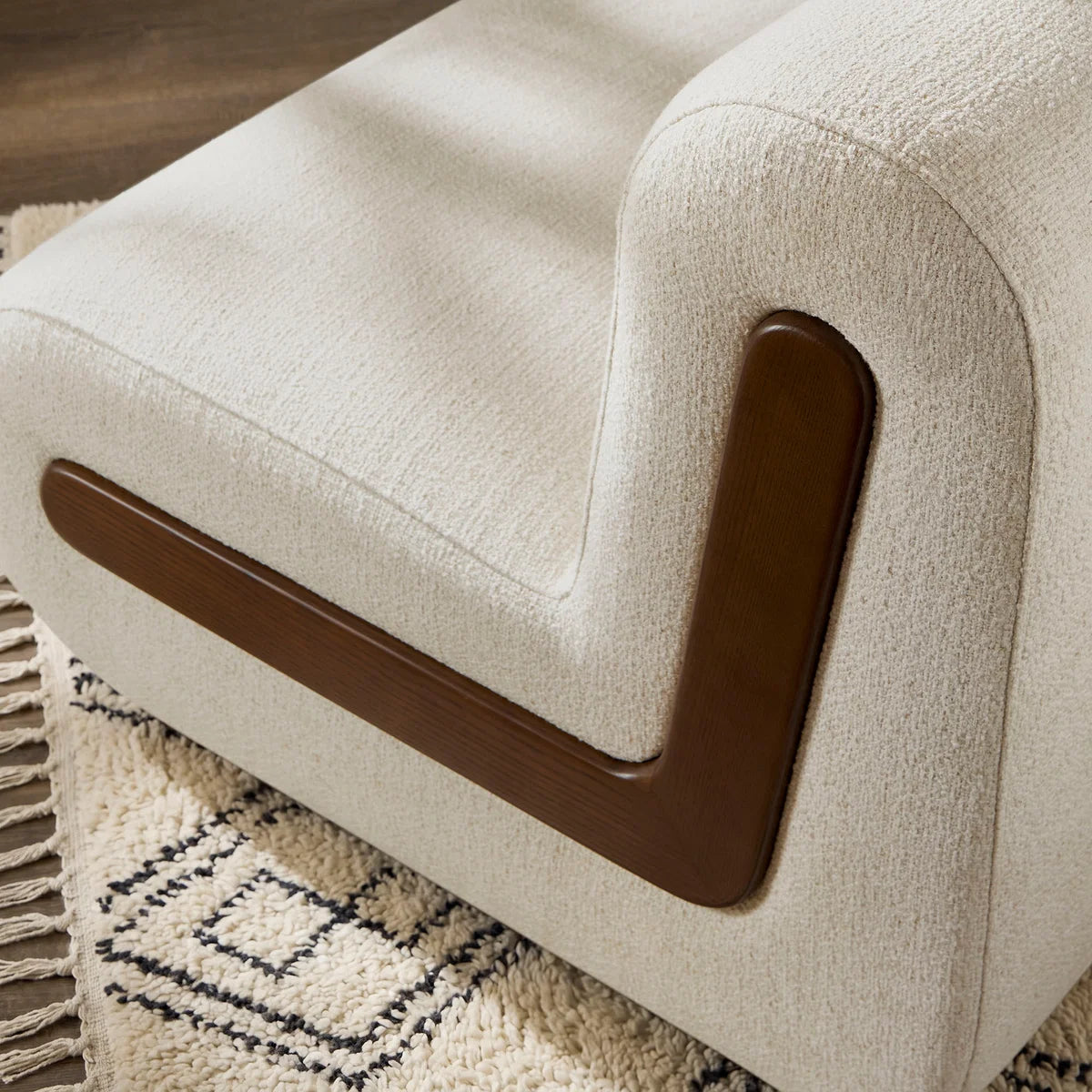 Denby Linen Blend Accent Chair