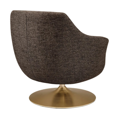 Quimby Melange Chenille Swivel Accent Chair