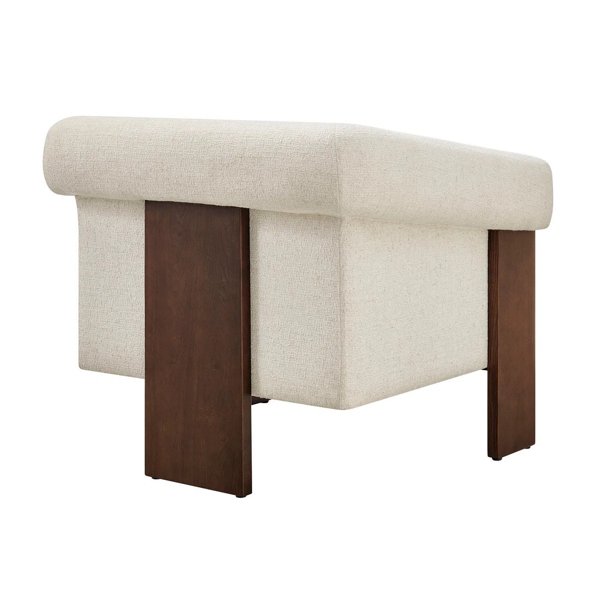 Halbrook Linen Blend Tripod Accent Chair