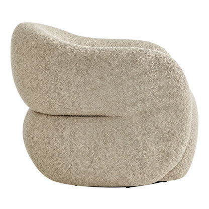 Selby Textured Woven Fabric Swivel Accent Chair