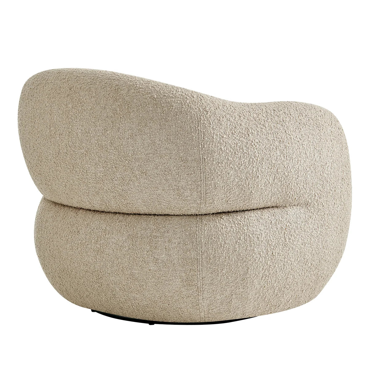 Selby Textured Woven Fabric Swivel Accent Chair
