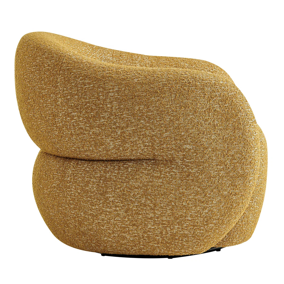 Selby Textured Woven Fabric Swivel Accent Chair