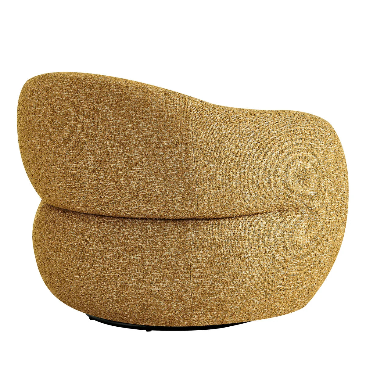 Selby Textured Woven Fabric Swivel Accent Chair