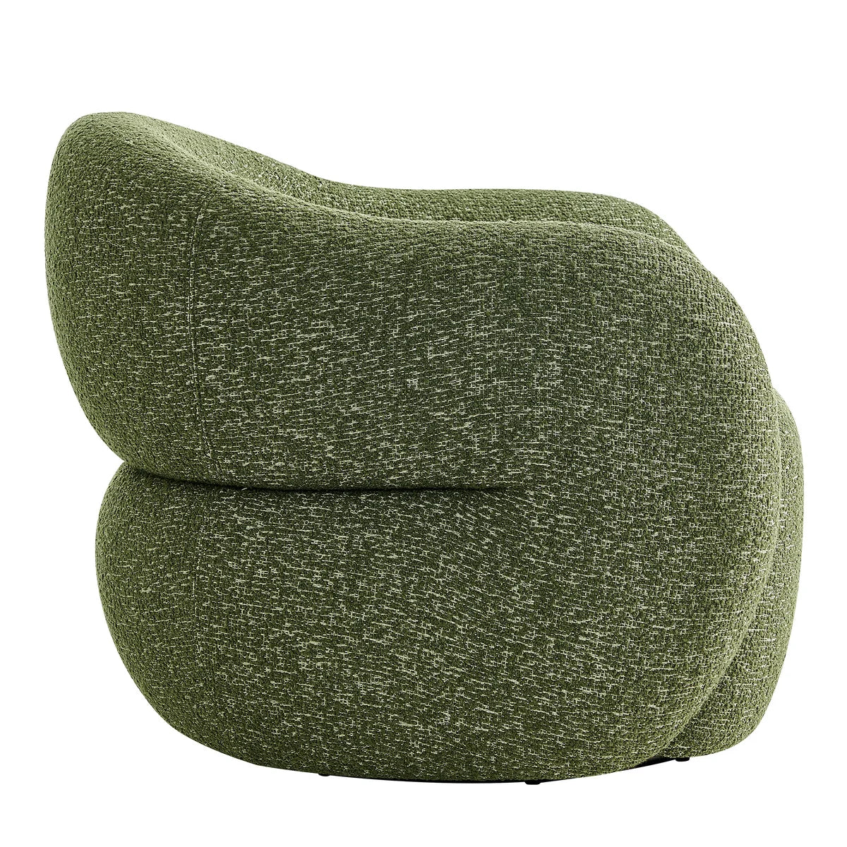 Selby Textured Woven Fabric Swivel Accent Chair