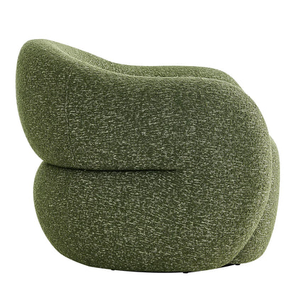 Selby Textured Woven Fabric Swivel Accent Chair