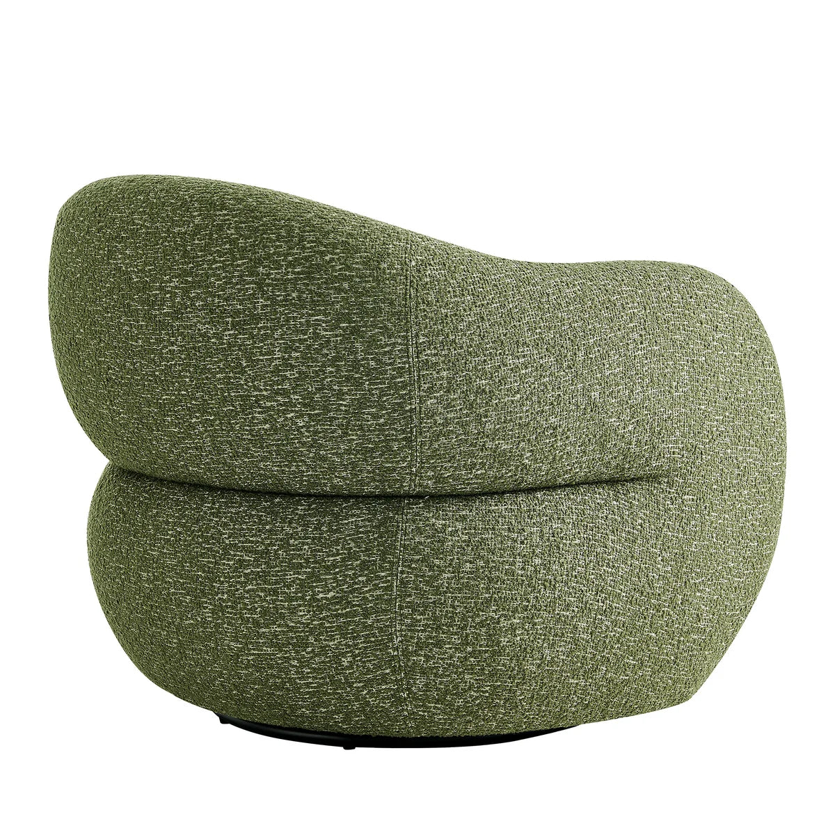 Selby Textured Woven Fabric Swivel Accent Chair