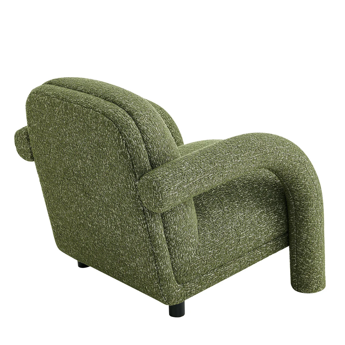 Ferris Textured Woven Fabric Lounge Chair