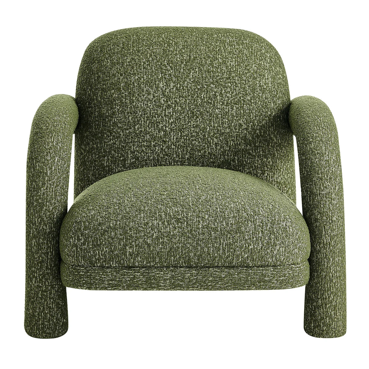 Ferris Textured Woven Fabric Lounge Chair