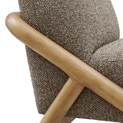 Vander Textured Fabric Upholstered Accent Chair