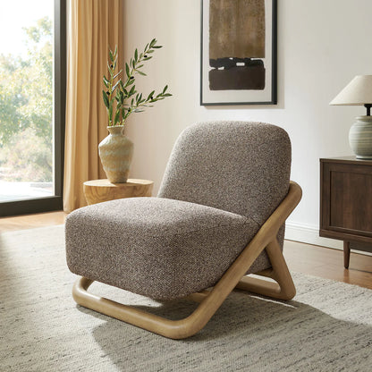 Vander Textured Fabric Upholstered Accent Chair
