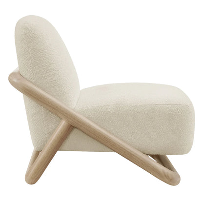 Vander Textured Fabric Upholstered Accent Chair