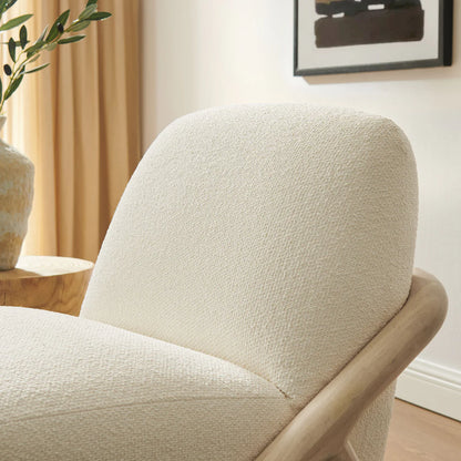 Vander Textured Fabric Upholstered Accent Chair