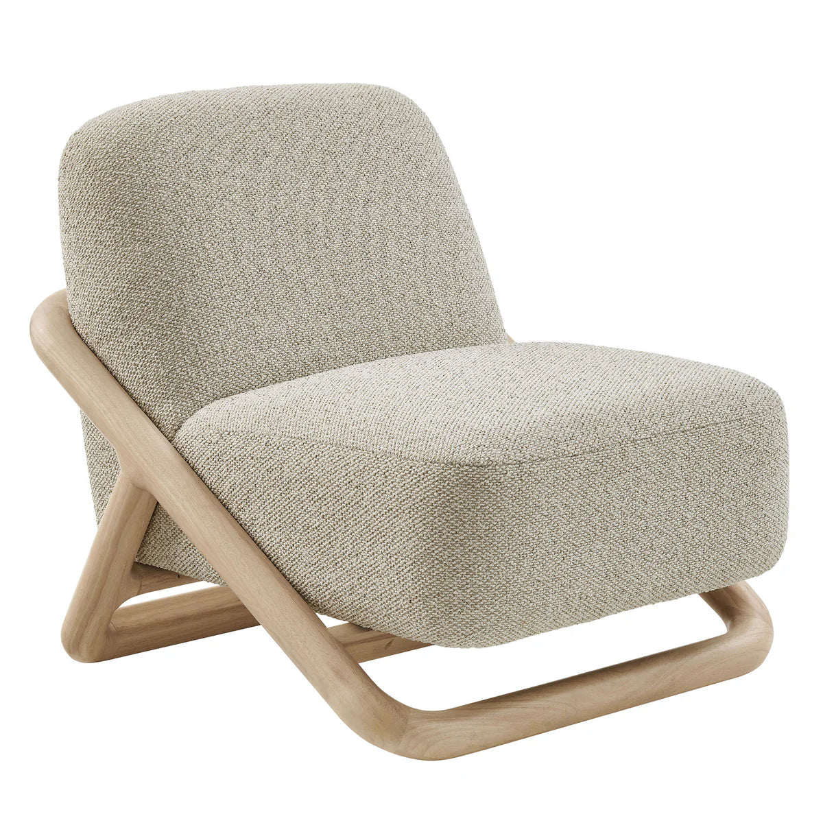 Vander Textured Fabric Upholstered Accent Chair