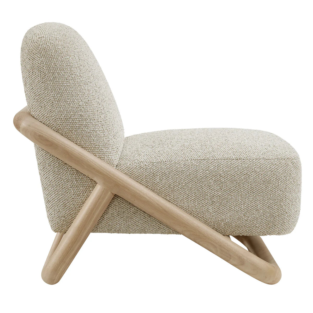 Vander Textured Fabric Upholstered Accent Chair