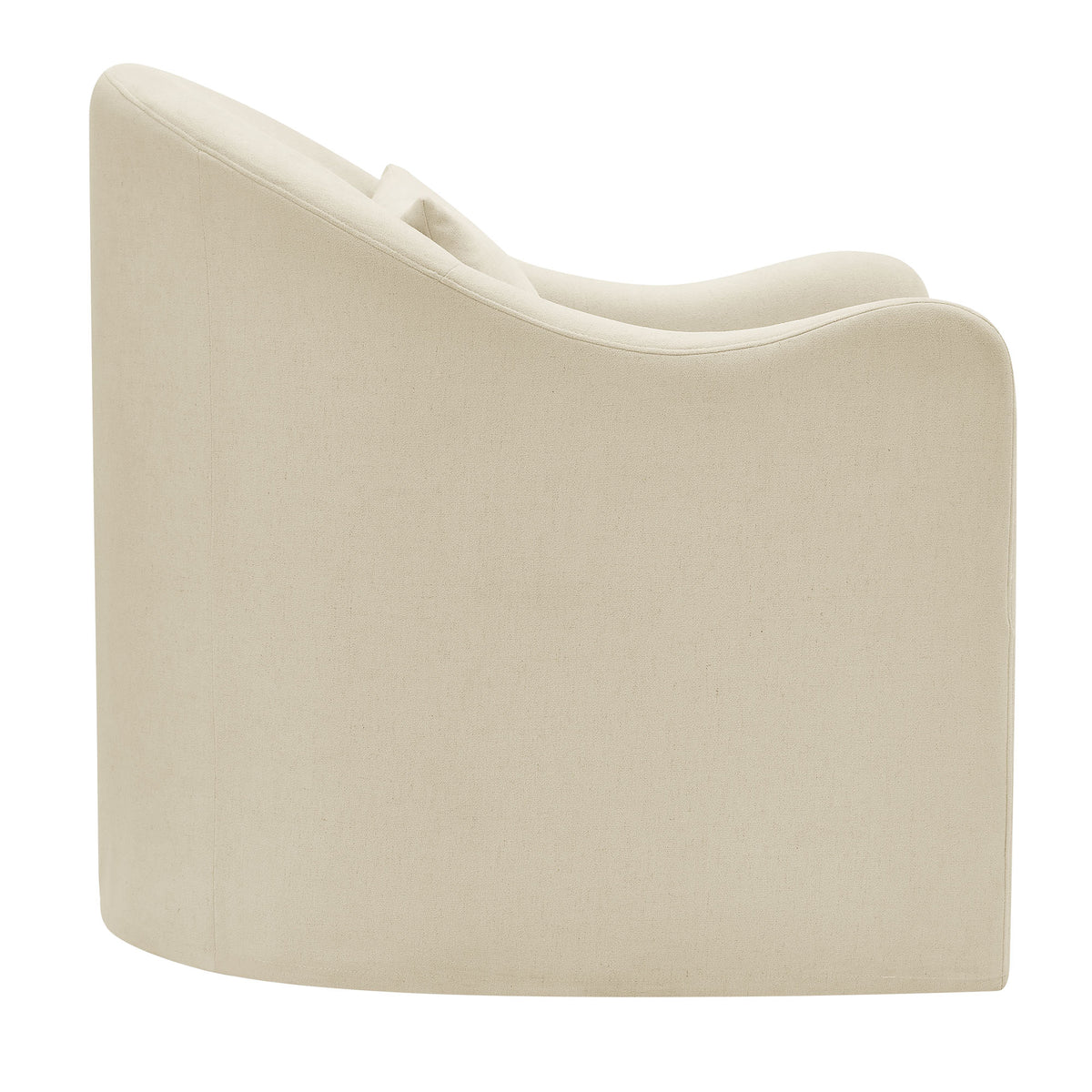 Bardot Slipcovered Linen Blend Upholstered Accent Chair