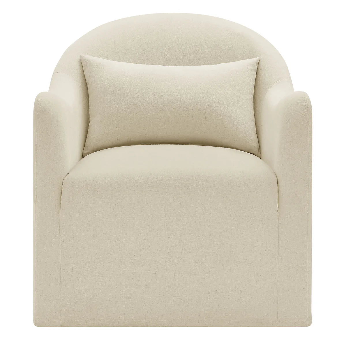 Bardot Slipcovered Linen Blend Upholstered Accent Chair