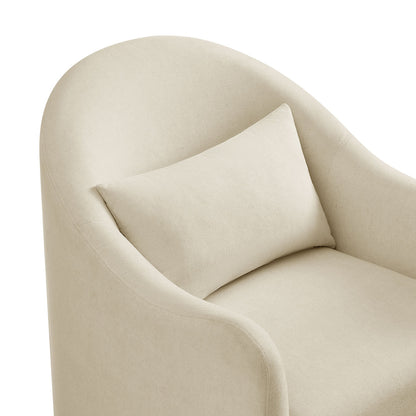 Bardot Slipcovered Linen Blend Upholstered Accent Chair