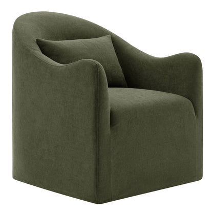 Bardot Slipcovered Linen Blend Upholstered Accent Chair