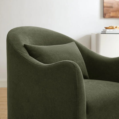 Bardot Slipcovered Linen Blend Upholstered Accent Chair