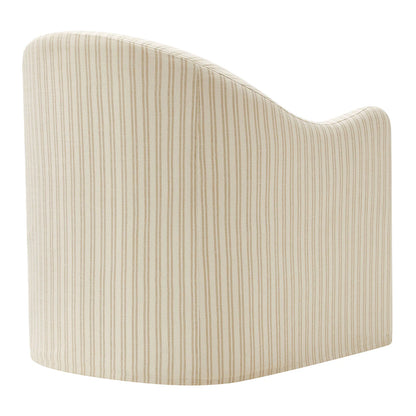 Bardot Slipcovered Striped Upholstered Accent Chair