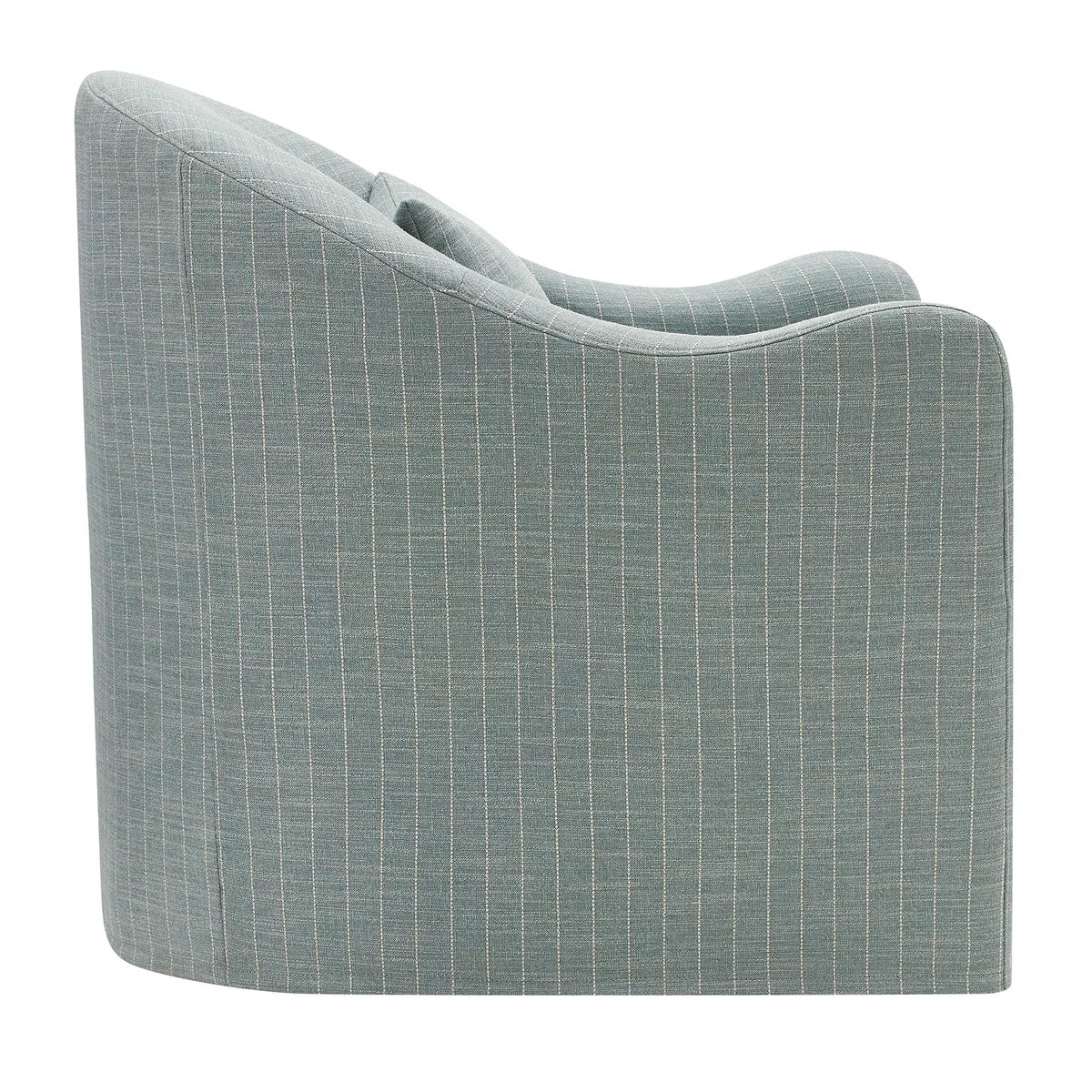 Bardot Slipcovered Striped Upholstered Accent Chair