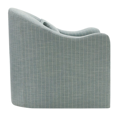 Bardot Slipcovered Striped Upholstered Accent Chair