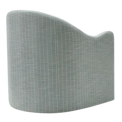 Bardot Slipcovered Striped Upholstered Accent Chair