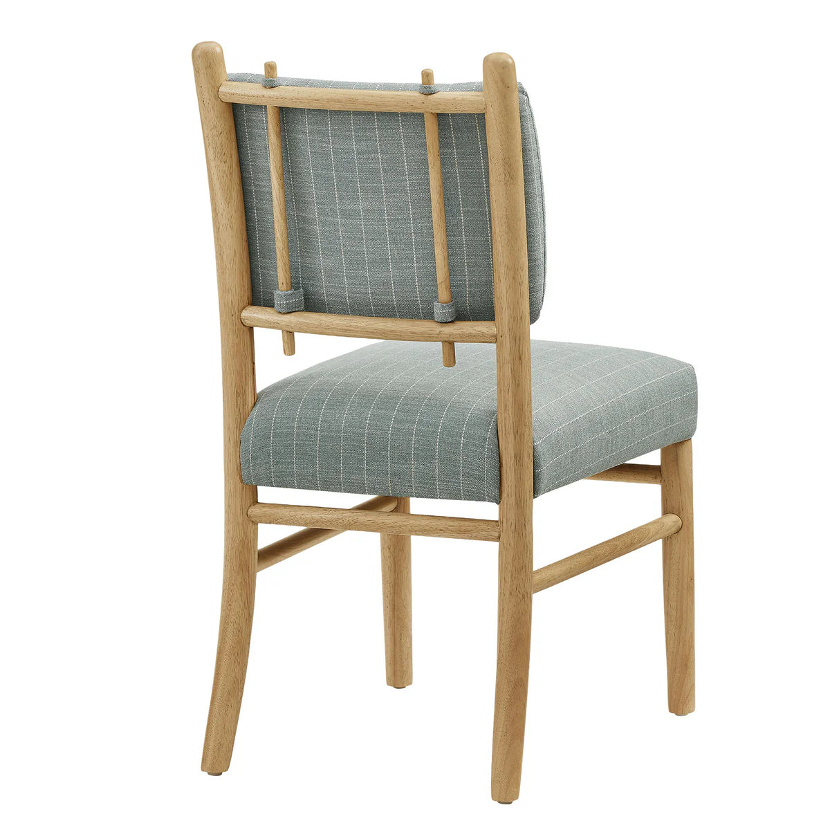 Mauden Striped Upholstered Dining Side Chairs Set of 2