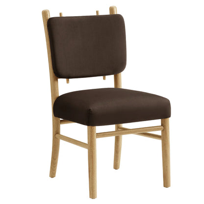 Mauden Performance Velvet Upholstered Dining Side Chairs Set of 2