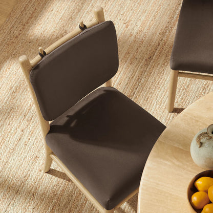 Mauden Performance Velvet Upholstered Dining Side Chairs Set of 2