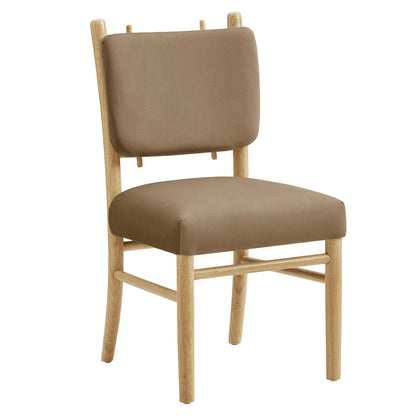 Mauden Performance Velvet Upholstered Dining Side Chairs Set of 2