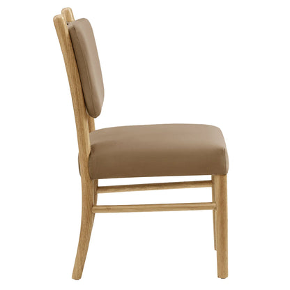 Mauden Performance Velvet Upholstered Dining Side Chairs Set of 2