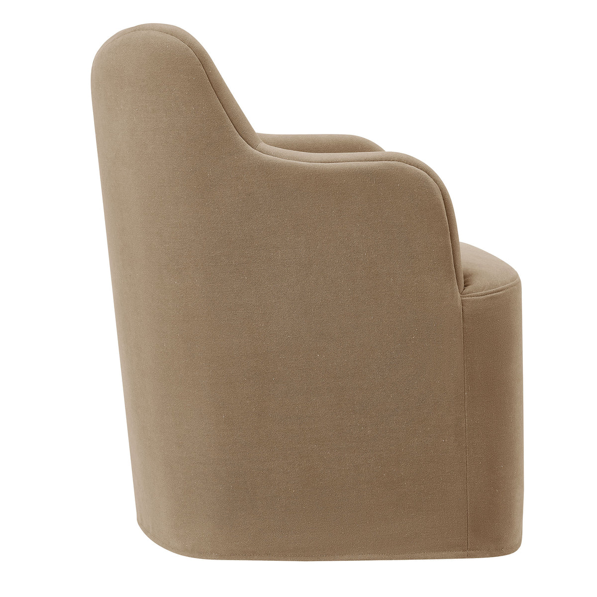 Cordelle Linen Blend Swivel Dining Chair
