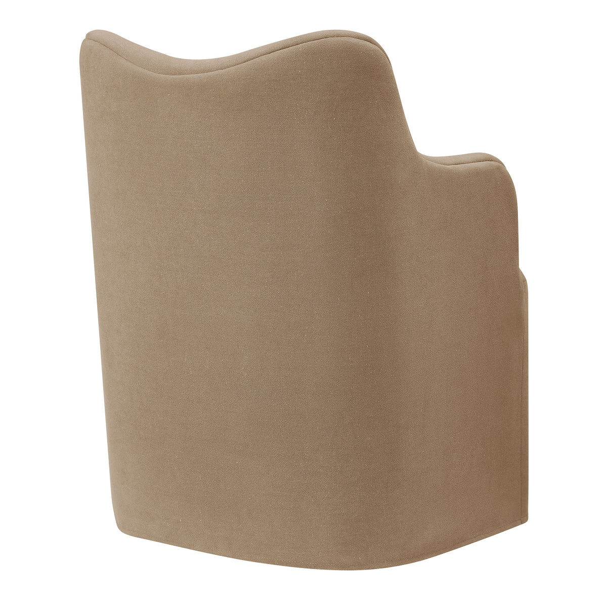 Cordelle Linen Blend Swivel Dining Chair
