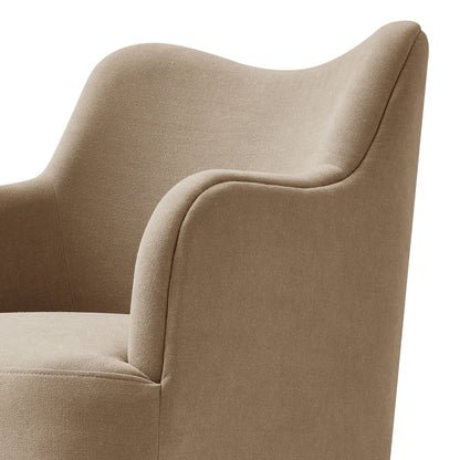 Cordelle Linen Blend Swivel Dining Chair