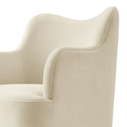 Cordelle Linen Blend Swivel Dining Chair