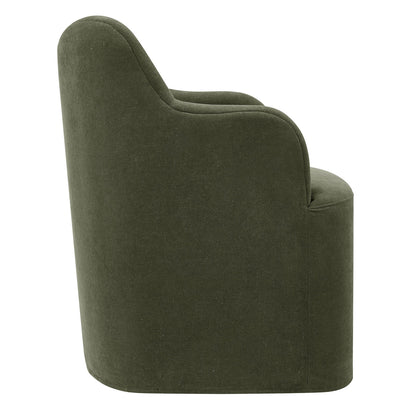 Cordelle Linen Blend Swivel Dining Chair