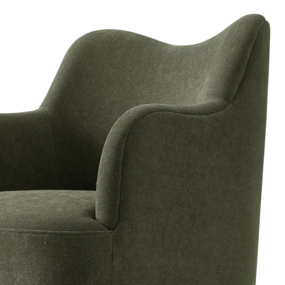 Cordelle Linen Blend Swivel Dining Chair