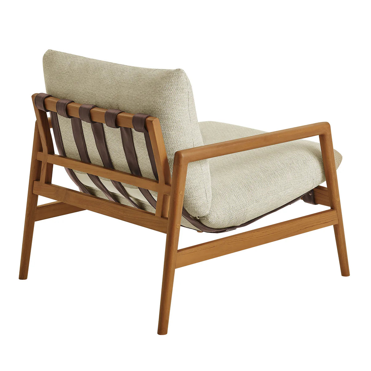 Nomi Outdoor Teak Wood Sling Chair