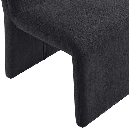 Emory Slub Weave Fabric Dining Chair Set of 2