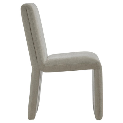 Emory Slub Weave Fabric Dining Chair Set of 2