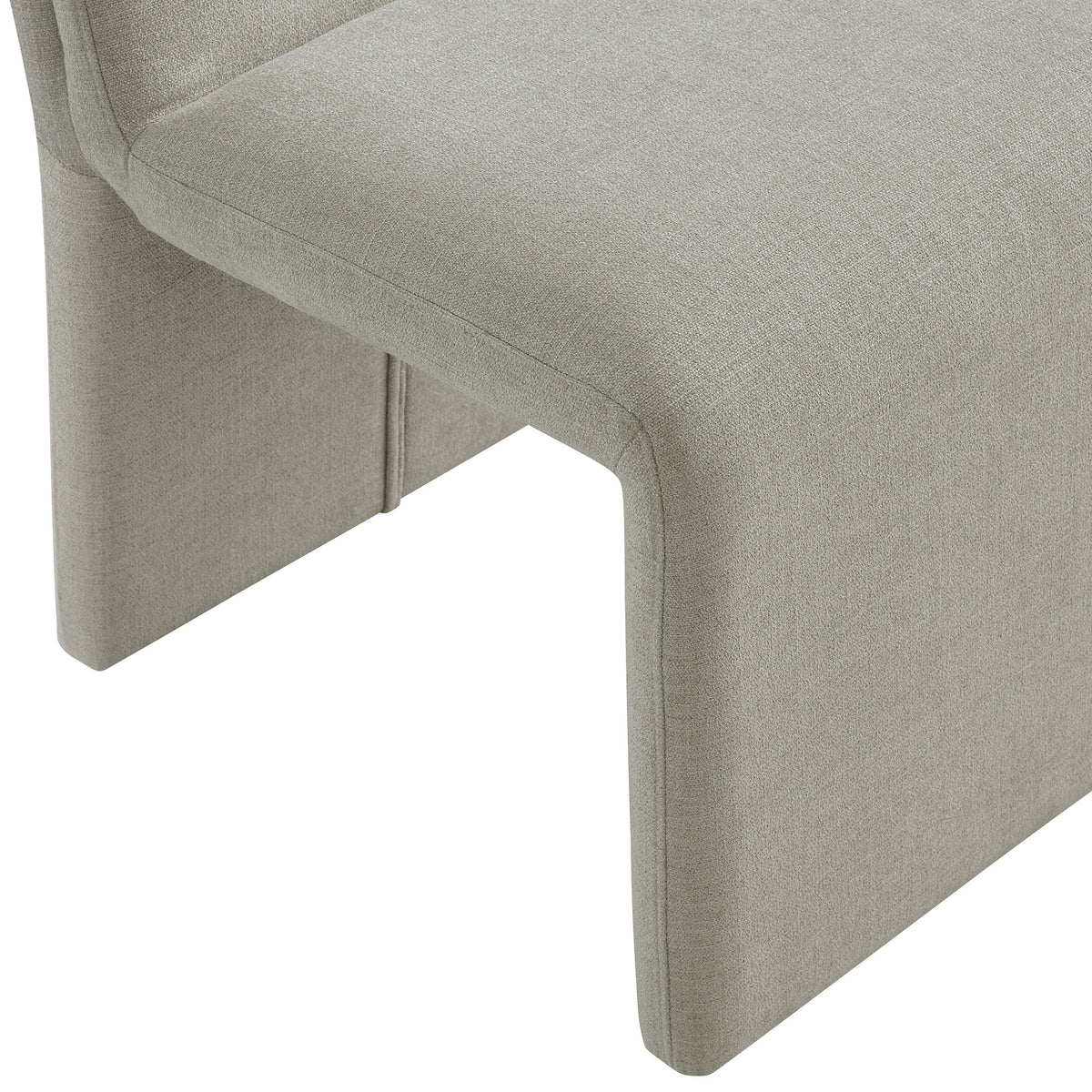 Emory Slub Weave Fabric Dining Chair Set of 2