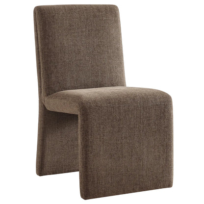 Emory Slub Weave Fabric Dining Chair Set of 2