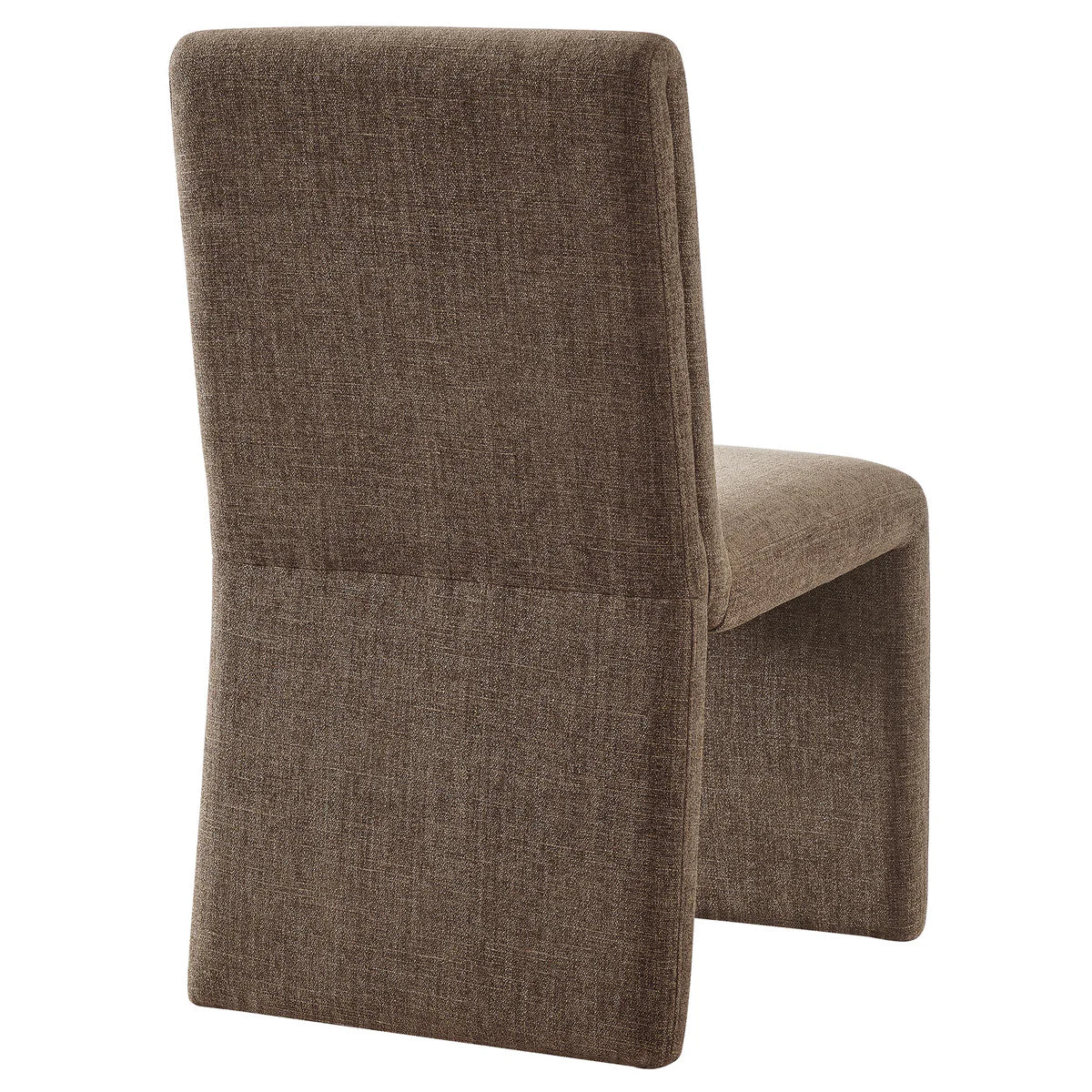 Emory Slub Weave Fabric Dining Chair Set of 2