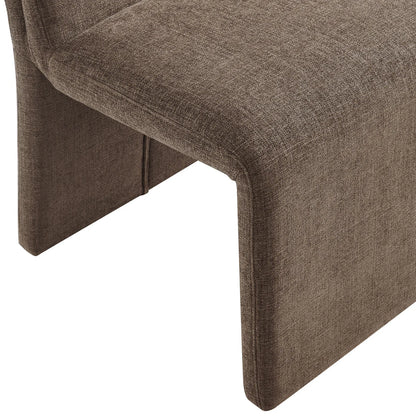 Emory Slub Weave Fabric Dining Chair Set of 2